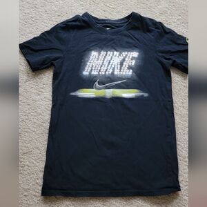 Nike Boys Black Football Graphic T-Shirt Size S